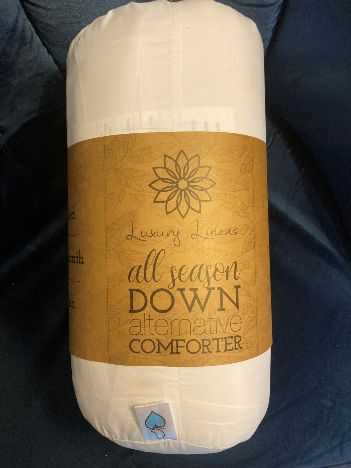 iEnjoy Home All Season Down Alternative Comforter - Full/Queen. White 92" x 92" gallery