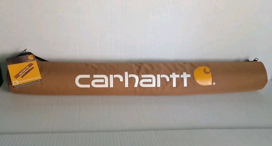 CARHARTT 6 Pack Insulated Beverage Cooler Shoulder Strap Bag Duck Brown gallery