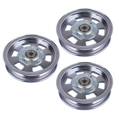 3Pcs Flat Idler Deck Pulleys for Bad Boy ZT 48″ 50″ 60″ MZ 48″ 54″ Deck Models