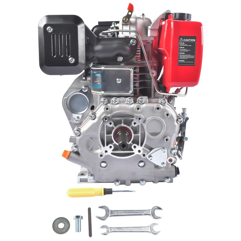 10HP 418CC 4 Stroke Diesel Engine 186F 6300W Heavy Duty Single Cylinder Motor gallery