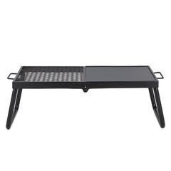 22.4″ Outdoor Campfire Grill – Foldable Heavy Duty Cooking Grate with Legs