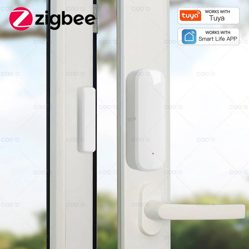 Zigbee Door Window Sensor for Tuya Smart Life Security Alarm with Open Closed gallery