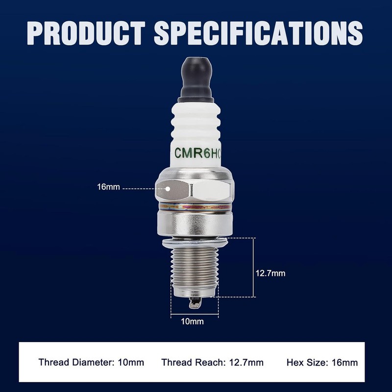CMR6H Spark Plug for Champion RZ7C RZ7CT10 Honda 31916-Z0H-003 CMR7H gallery