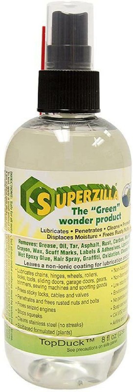 Superzilla Green Wonder Product Powerful All Purpose Cleans 8 oz Lubricant Oil gallery