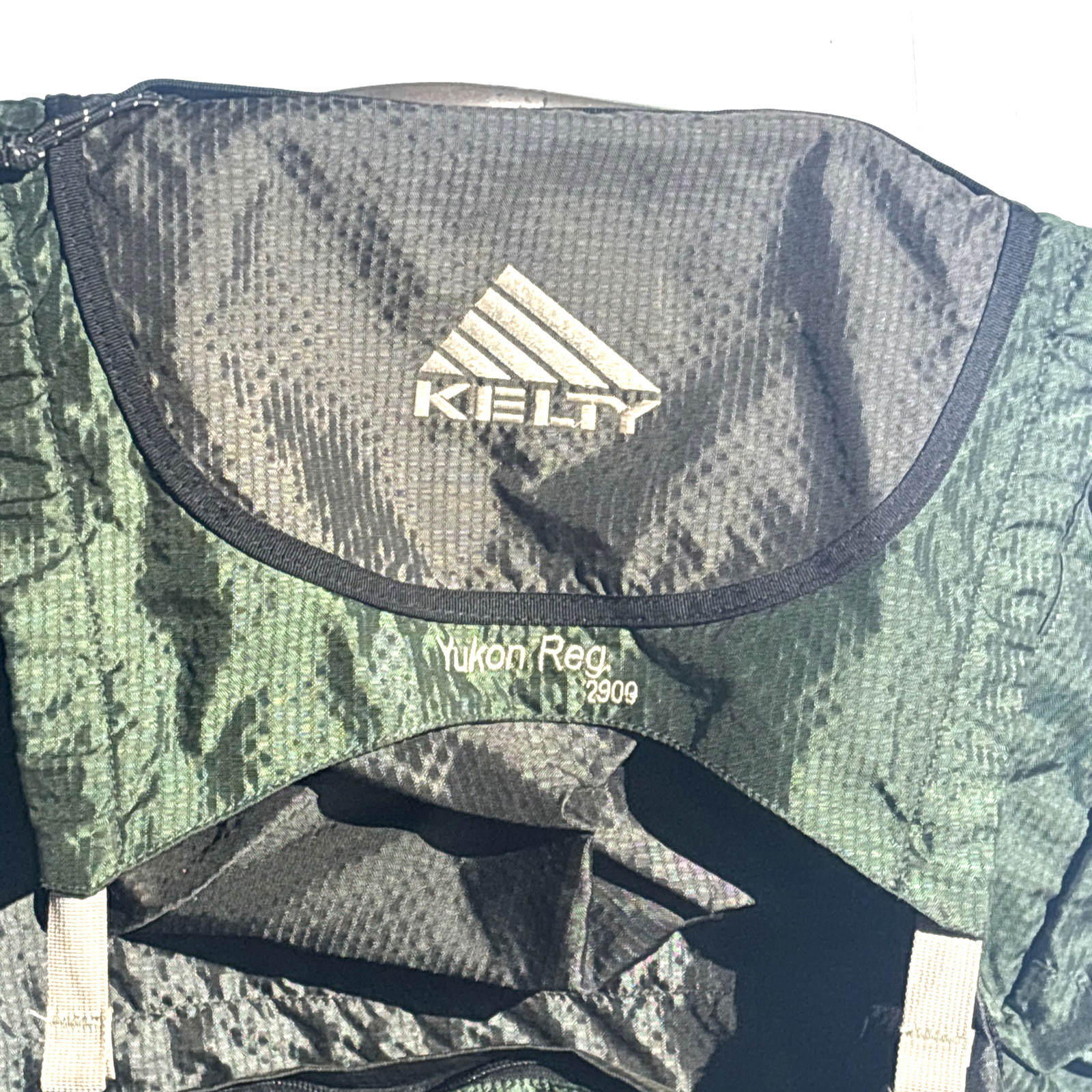 Kelty Yukon Reg 2900 Backpack External Light Frame Green Ripstop Hiking Camping 3