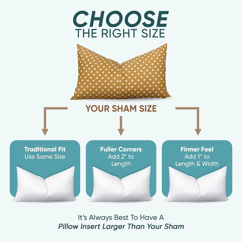 Pillowflex Synthetic down Pillow Insert - 20X30 down Alternative Pillow, Ultra S gallery