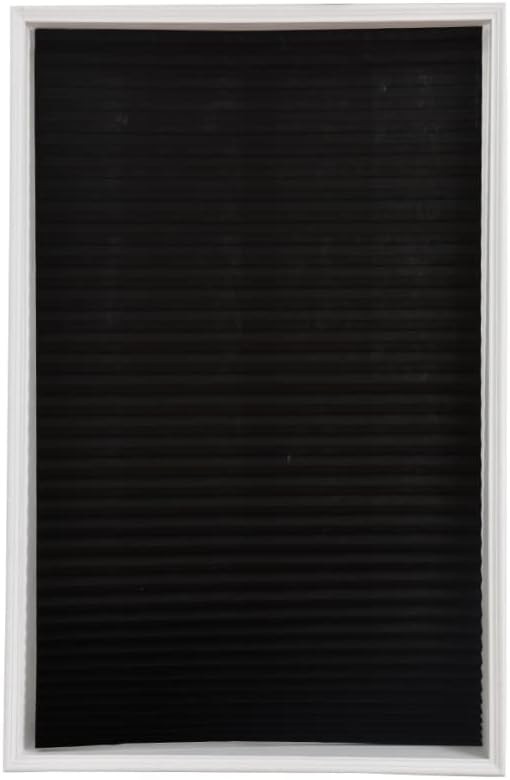 2 Pack Temporary Blackout Blinds for Window, Self Adhesive Pleated Cordless N... gallery