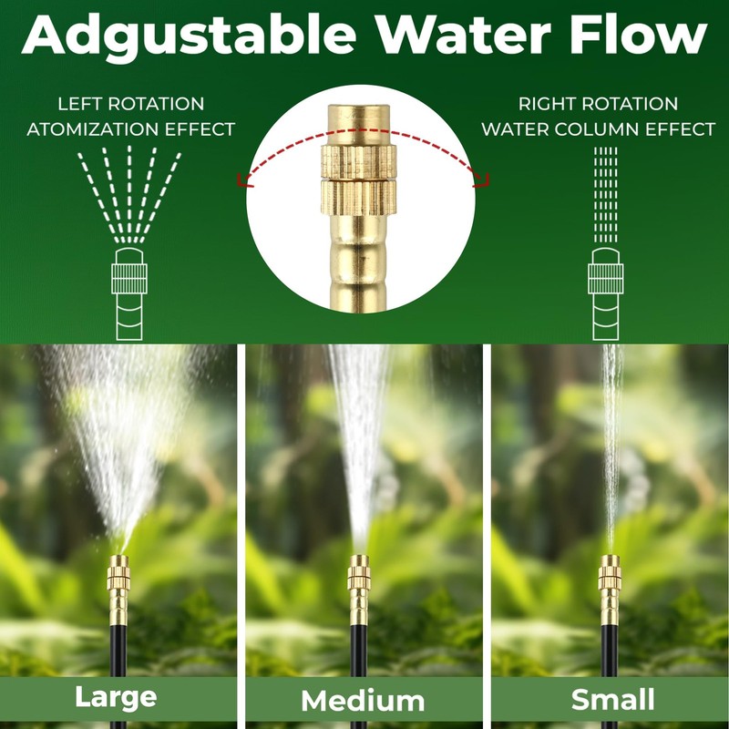 50 Ft Black Drip Irrigation System Starter Kit for Small Garden gallery