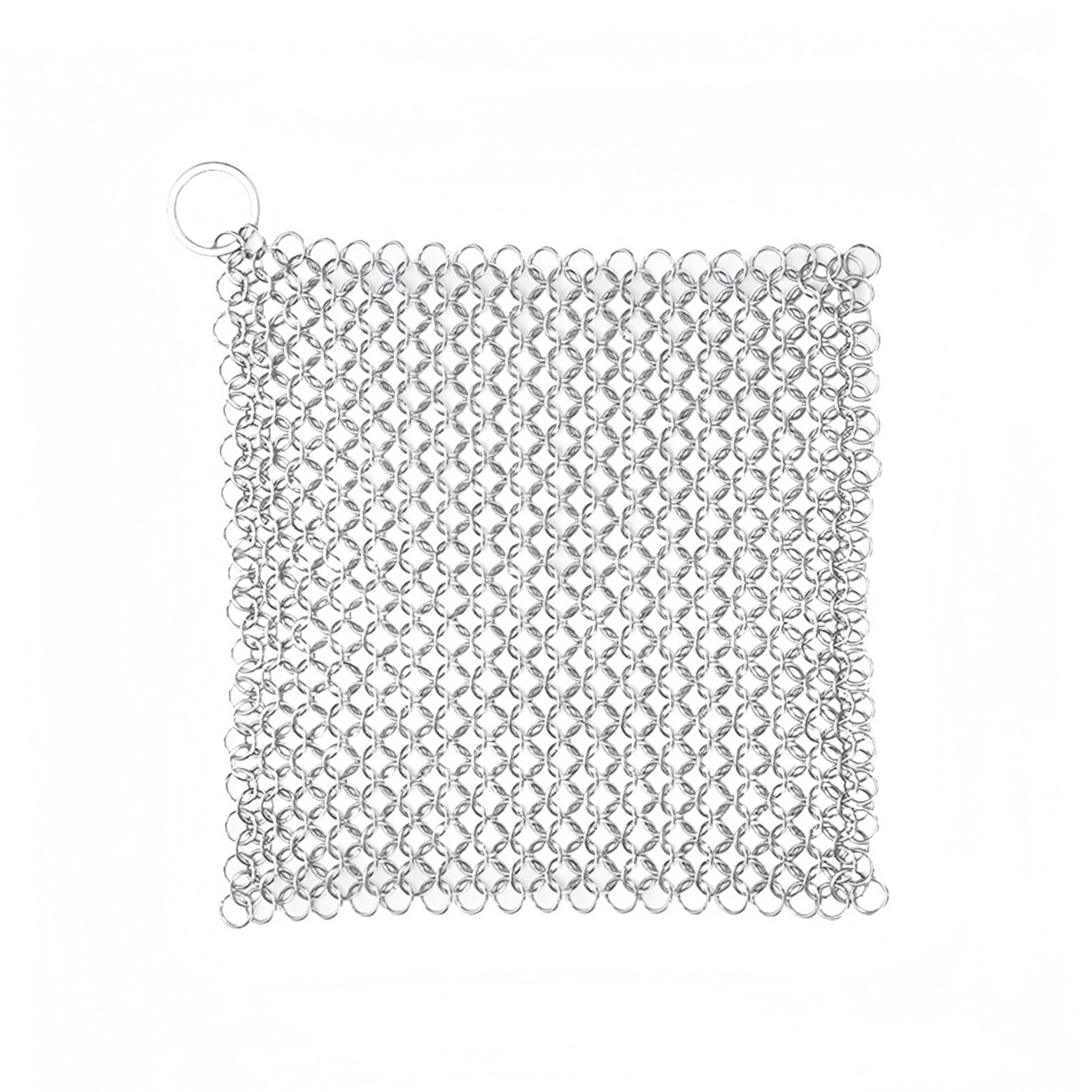 Reusable 7×7 Inch Stainless Steel Chainmail Scrubber Easy to Clean 100% New gallery