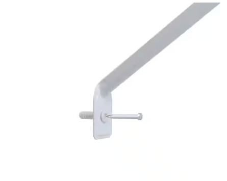 Everbilt 16" Shelf Support Brackets Steel White Closet Shelving 12 Pack 90183 gallery