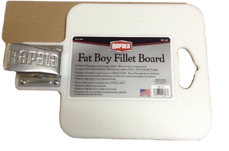 Rapala Fat Boy USDA & FDA Approved Fish Fillet Board 12"x16" Brand New gallery