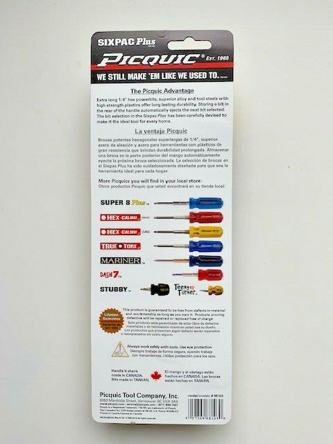 PICQUIC SIXPAC Plus - One Multi Bit Screwdriver TS - 4 colors to choose from gallery