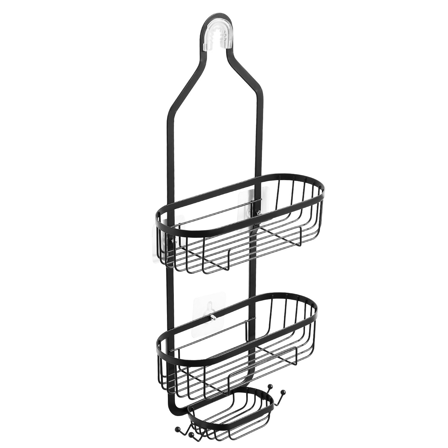VEVOR Shower Caddy 3-Tier Hanging Bathroom Shower Storage Organization Shelves gallery