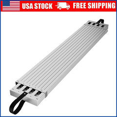 4-7Ft Telescoping Work Plank Aluminum Adjustable Work Platform 440LBS Capacity