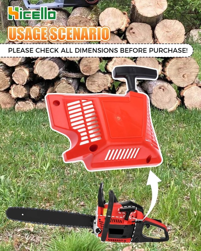 Sturdy Recoil Pull Starter Assembly - Dependable Replacement for Chainsaw Spares gallery