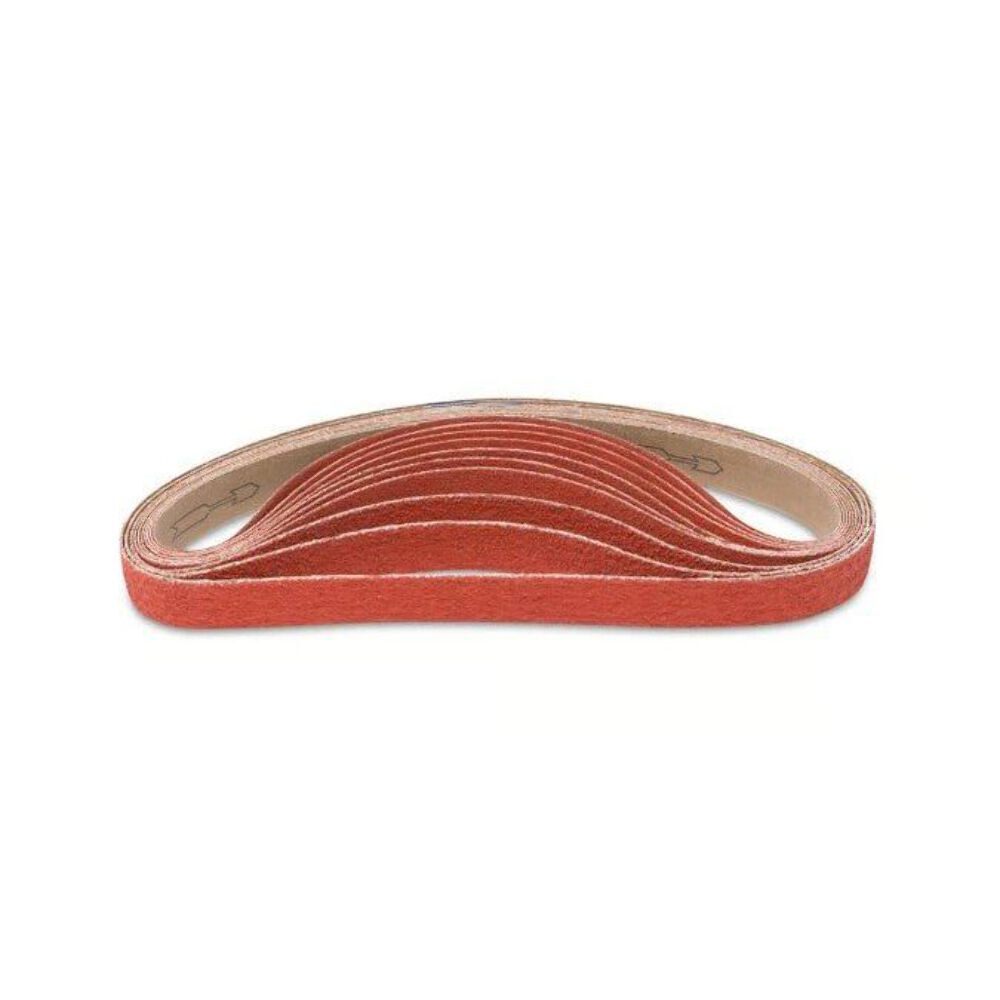 1/2 X 18 Inch EdgeCore Ceramic Air File Sanding Belts, 10 Pack gallery
