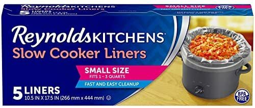 Reynolds Kitchens Slow Cooker Liners, Small (Fits 1-3 Quarts), 5 Count gallery