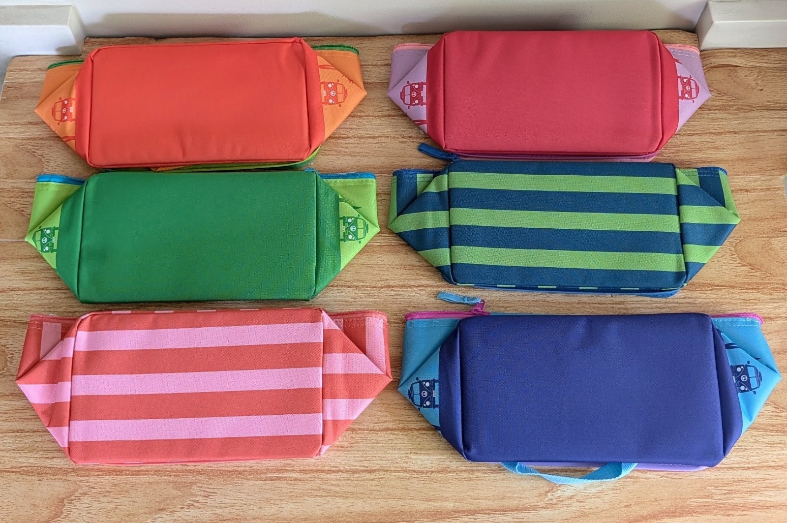 FULL SET 6 Trader Joes Mini Insulated Tote Bag Summer 2026 SAME DAY SHIPPING gallery
