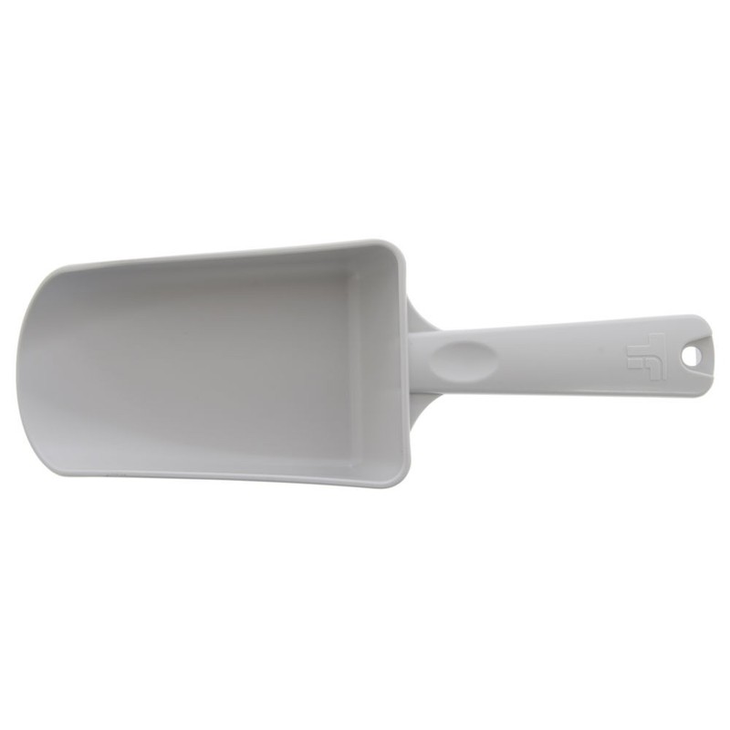 Grey PETG Plastic Replacement Scoop - 9 3/4"L x 3 1/4"W gallery