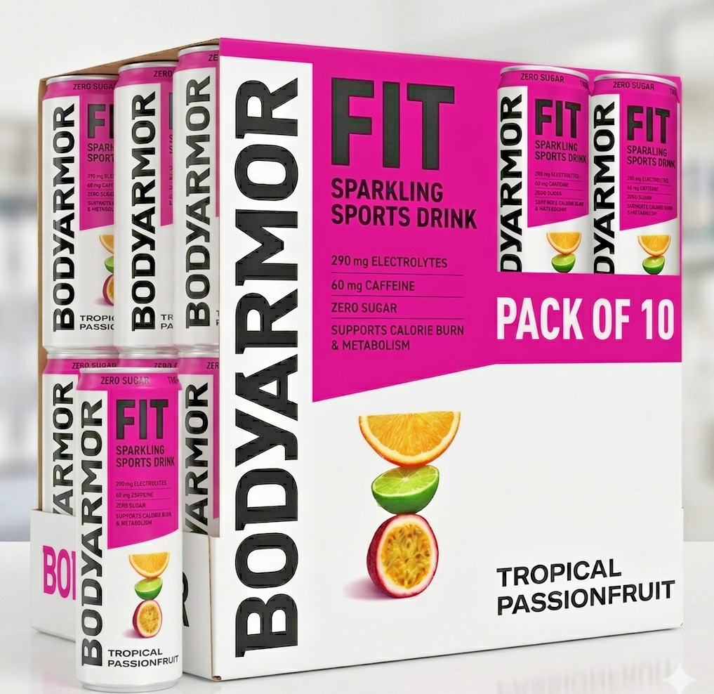 🥭 BODYARMOR FIT Zero Sugar Tropical Passionfruit Sports Drink – Pack of 10 🥭 gallery