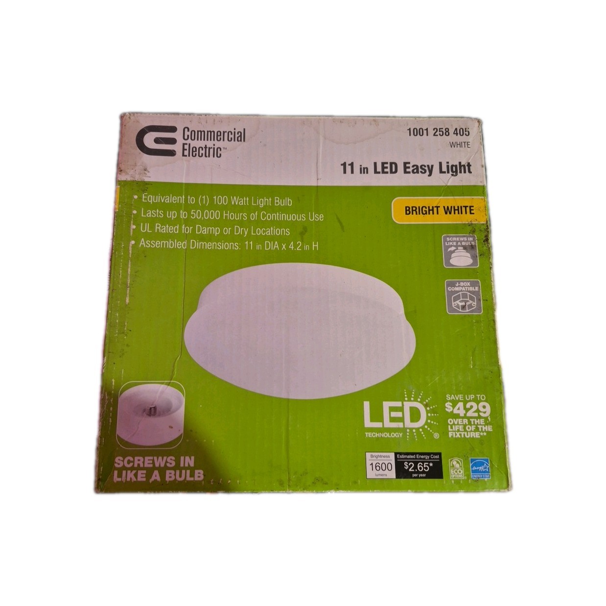 Commercial Electric Easy Light 11 Inch Bright White gallery