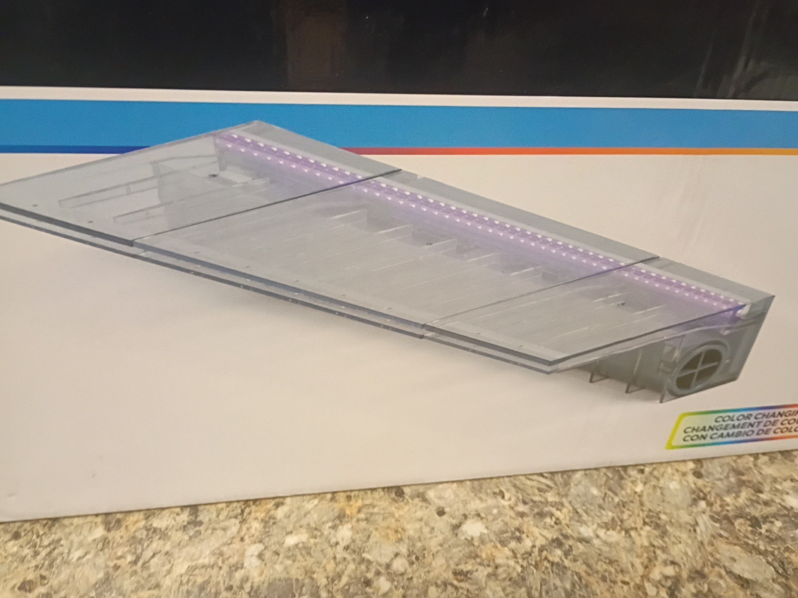 24 Inch Acrylic Color Changing Spillway -Atlantic Water Gardens Colorfalls CC24 gallery
