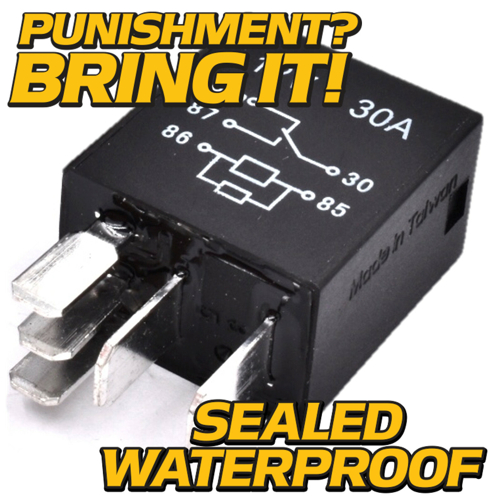 12V Mini Relay WaterProof 5 Pin Fits Bosch 0 332 207, 0.322.207.107, 0322207107 gallery