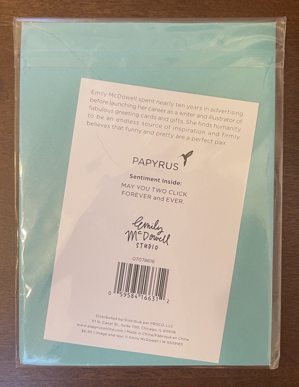 Papyrus Wedding Greeting Card w/ Envelope, Embellished, Blue/White "To Have" gallery