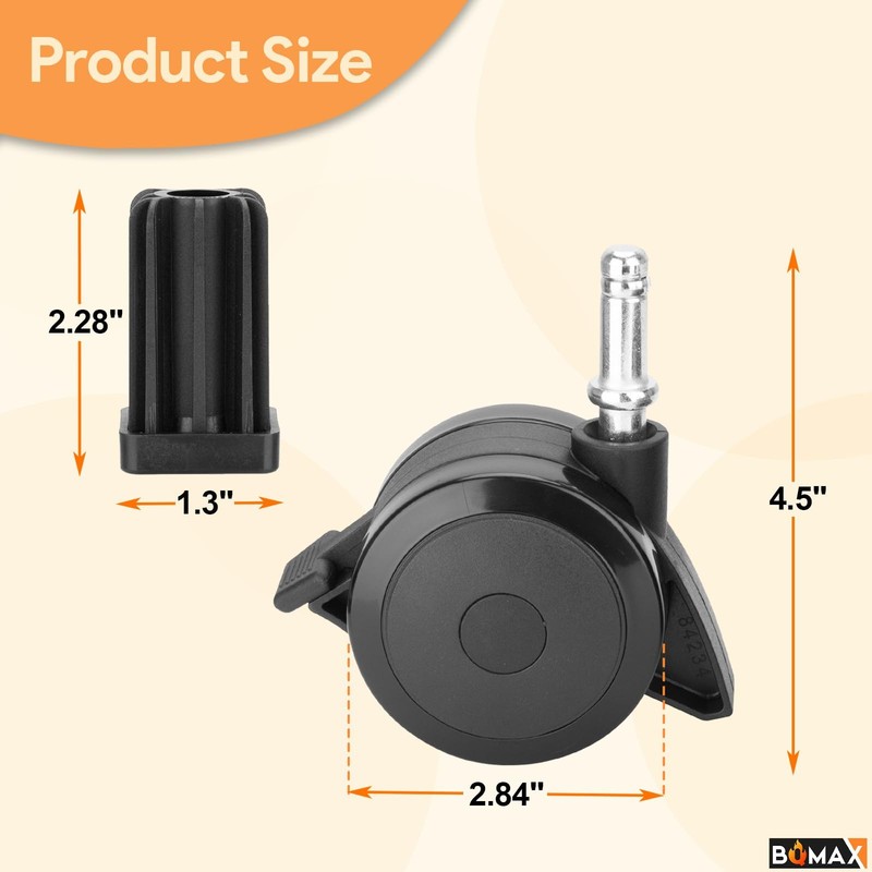 70360 Locking Caster with Insert for Weber Spirit Grill Parts 2009-2012, for ... gallery