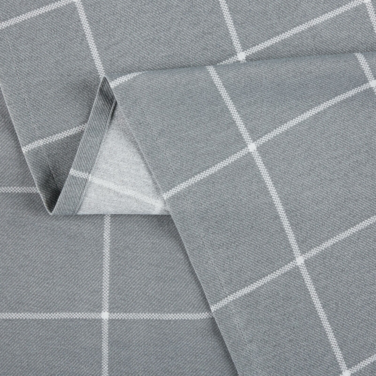 Windowpane Fabric Tablecloth 60"W X 84"L Rectangle Machine Washable Home Dining gallery