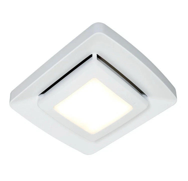 Broan-Nutone Quick Installation Bathroom Exhaust Fan Cover with LED FG500N gallery