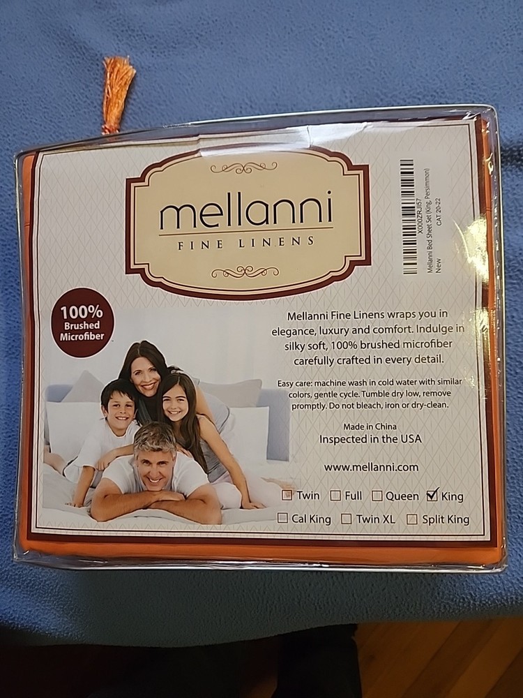 Mellanni King Sheet Set