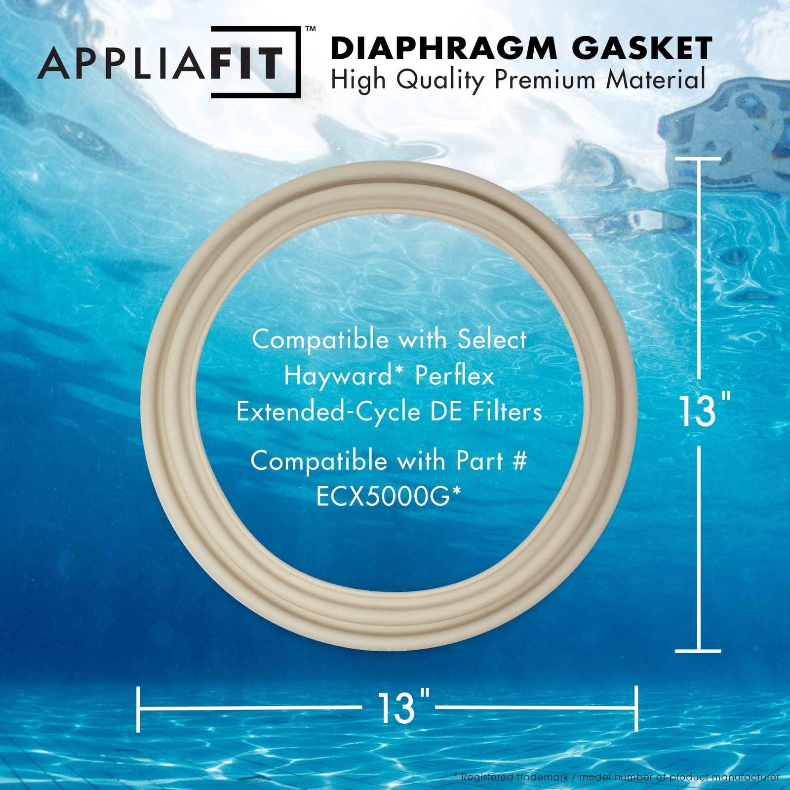 APPLIAFIT Diaphragm Gasket Compatible with Hayward ECX5000G for Select Haywar... gallery