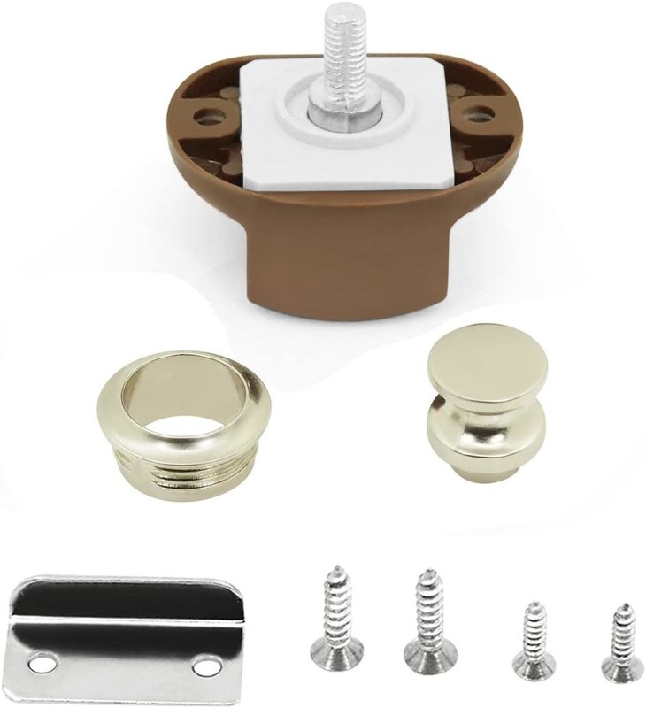 5PCS Push Button Cabinet Latch for RV Camper / Motor home Cupboard Caravan Lock gallery
