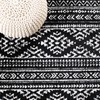 Safavieh Tulum Collection Area Rug - 53 X 76 Black Ivory Moroccan Boho Tribal gallery