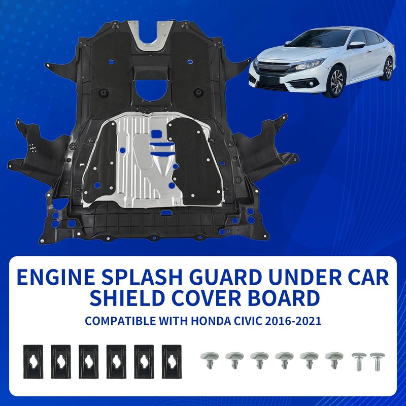 74110-TBA-A00 Engine Splash Guard Under Car Shield Cover Board, Lower black gallery