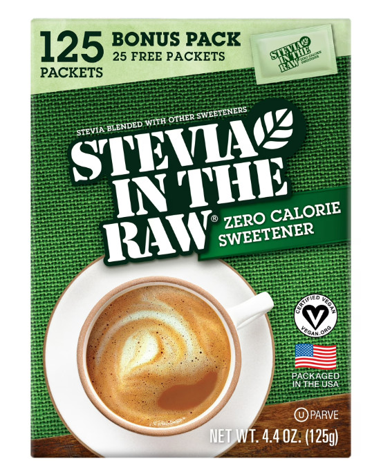 Stevia In The Raw Zero Calorie Sweetener, Sugar Substitute Packets, Vega, 125 Co gallery