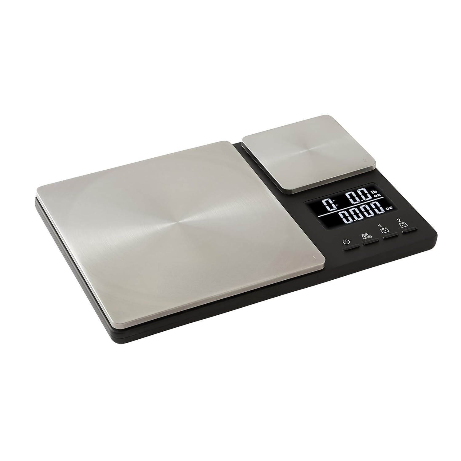 Dual Platform Digital Scale, 11 lb Capacity and 16 oz Precision Capacity, Black gallery