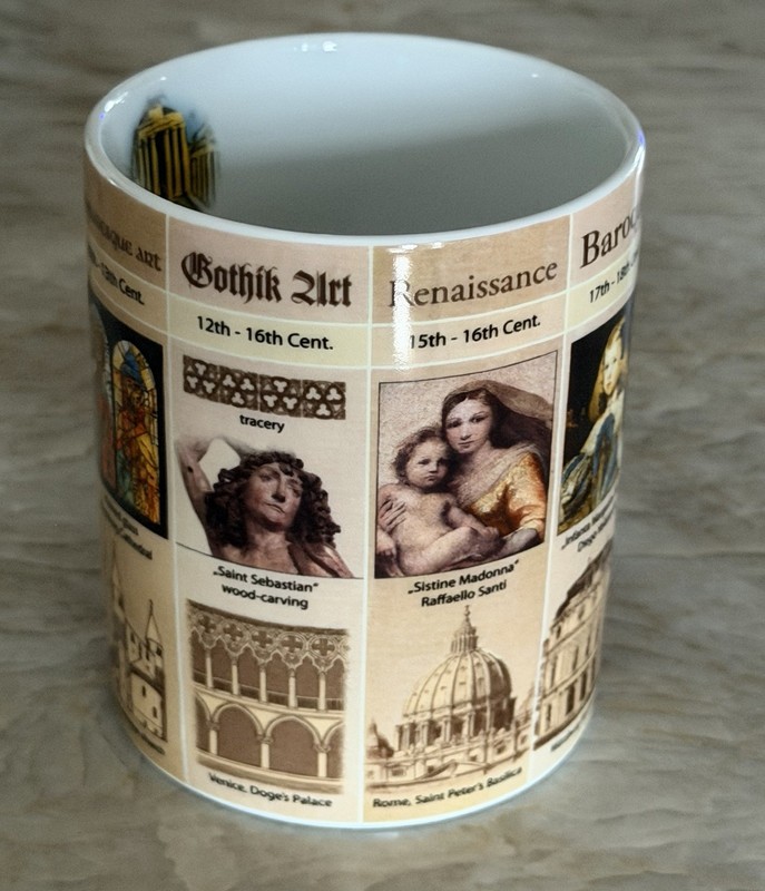 Konitz Germany Astronomy Coffee Mug History Of Art Greece Rome Baroque 16 Oz gallery