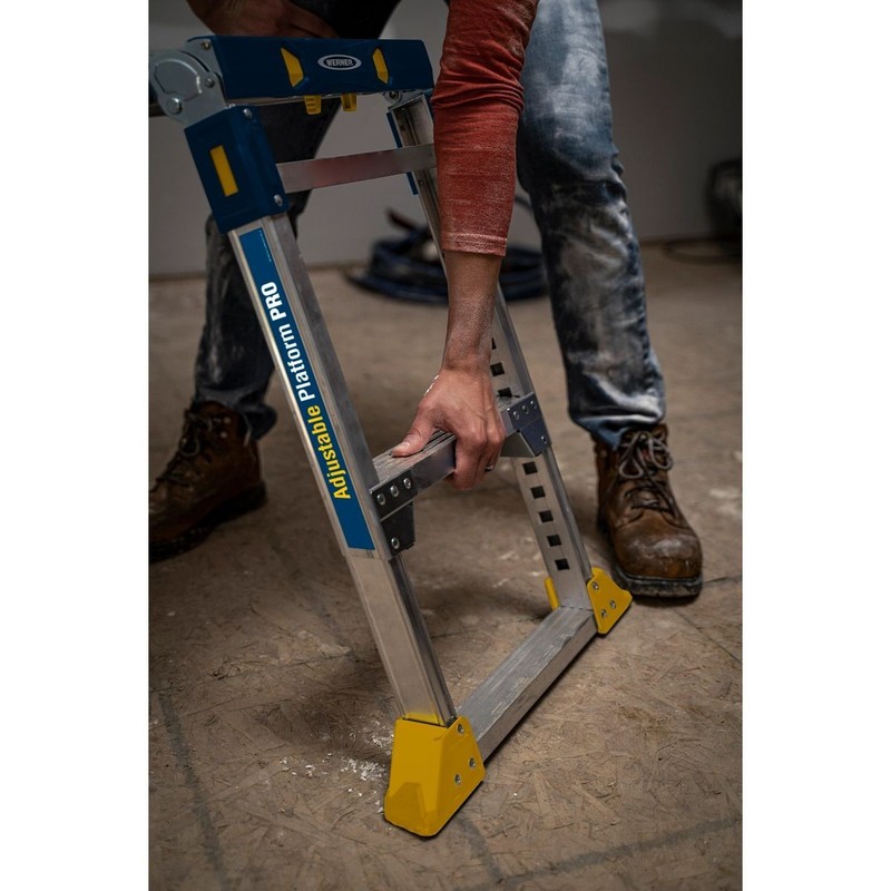 Werner Adjustable PRO Work Platform 25cm Height Aluminium Lightweight gallery