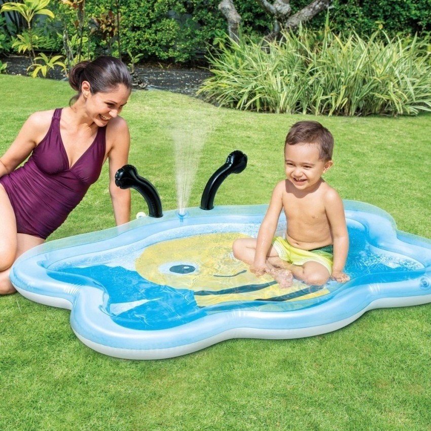 Intex Bumble Bee Inflatable Spray Kiddie Pool 50"x40"x11" Ages 2+ New gallery