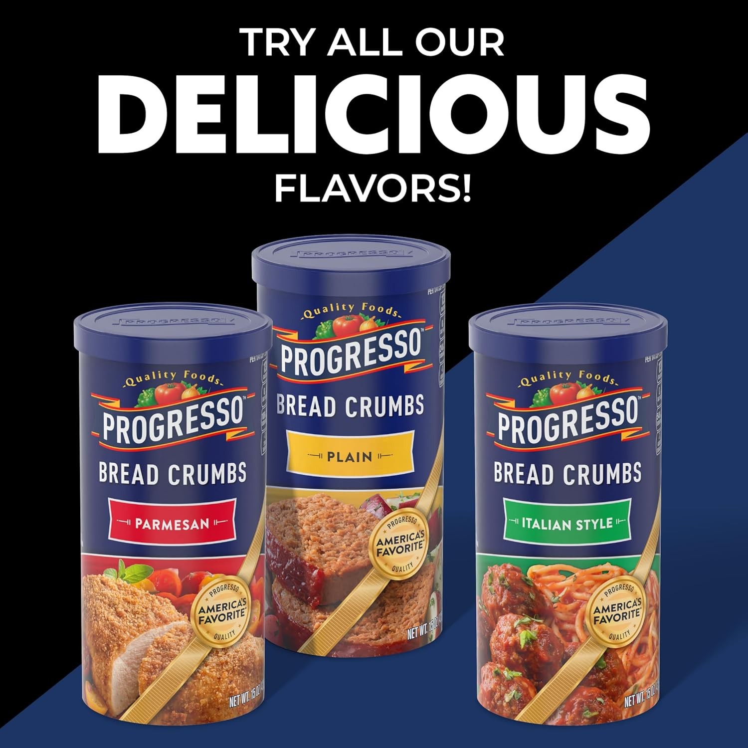 Progresso Bread Crumbs, Italian Style, Cooking Ingredient, 15 oz gallery