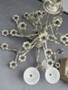 Large Heavy Monumental Floral Flowers 27 Light Arm Candle Chandelier 44x47 Inch gallery