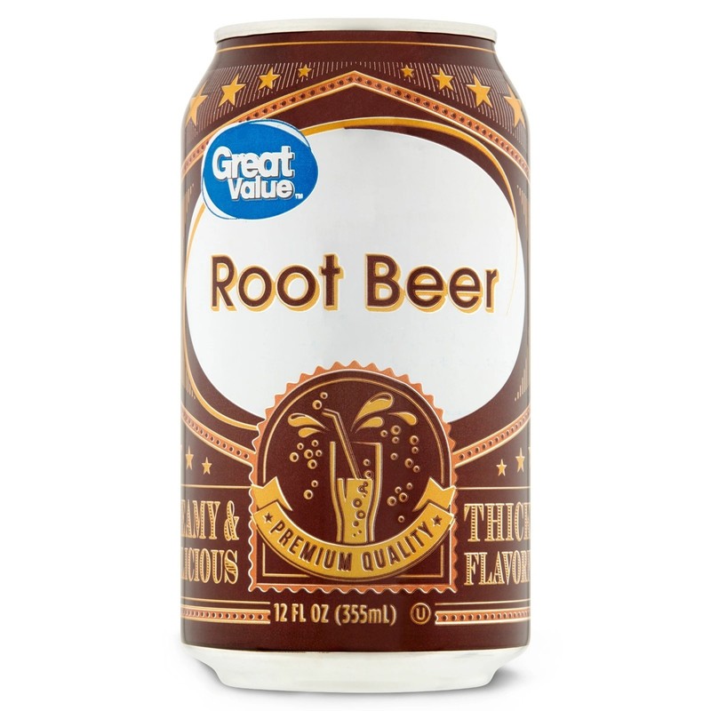 Great Value Root Beer Soda Pop – 12 fl oz, 12 Pack Cans gallery