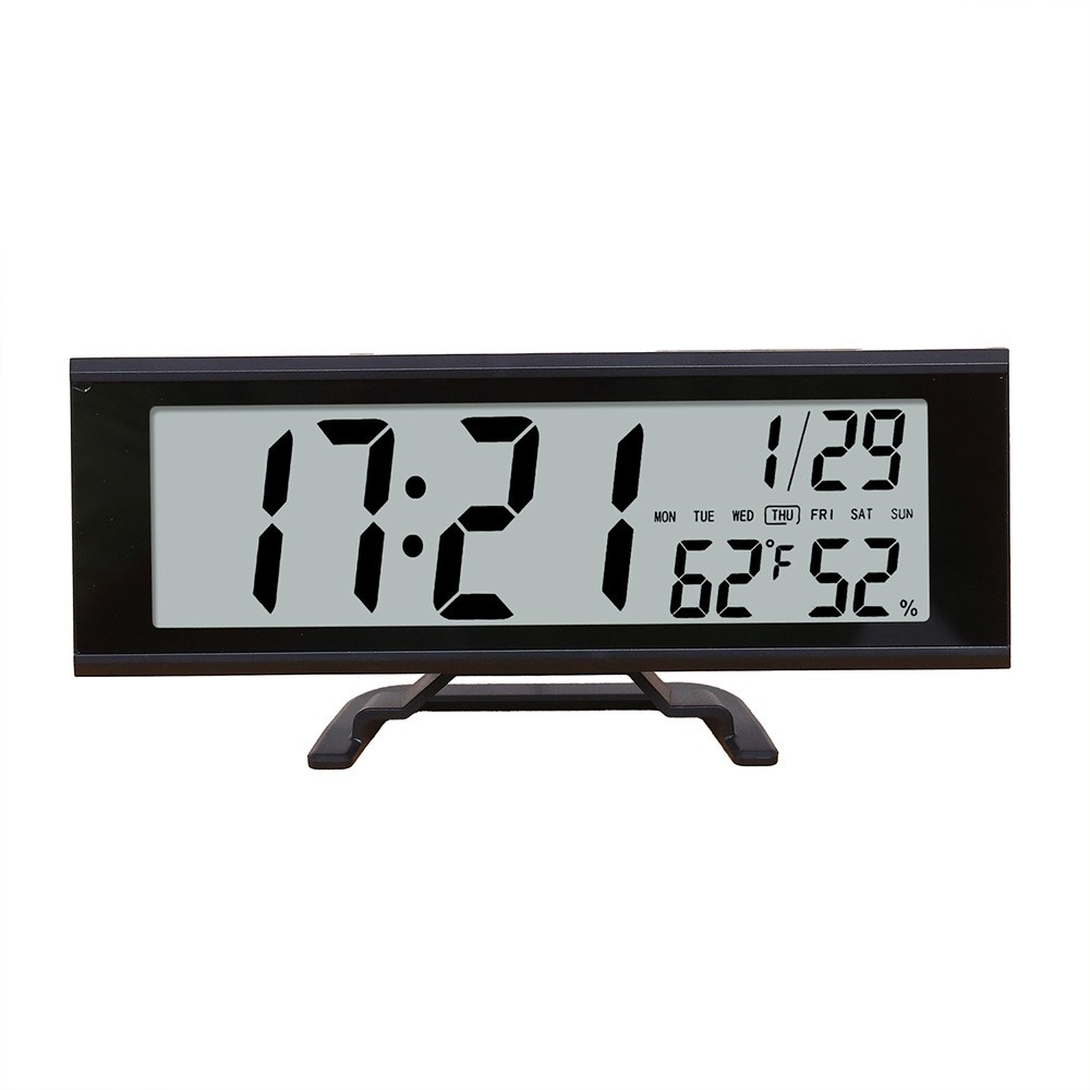 Digital Alarm Clock, [Newest] LED Alarm Clock, Large Display Desk Clock with Tem gallery