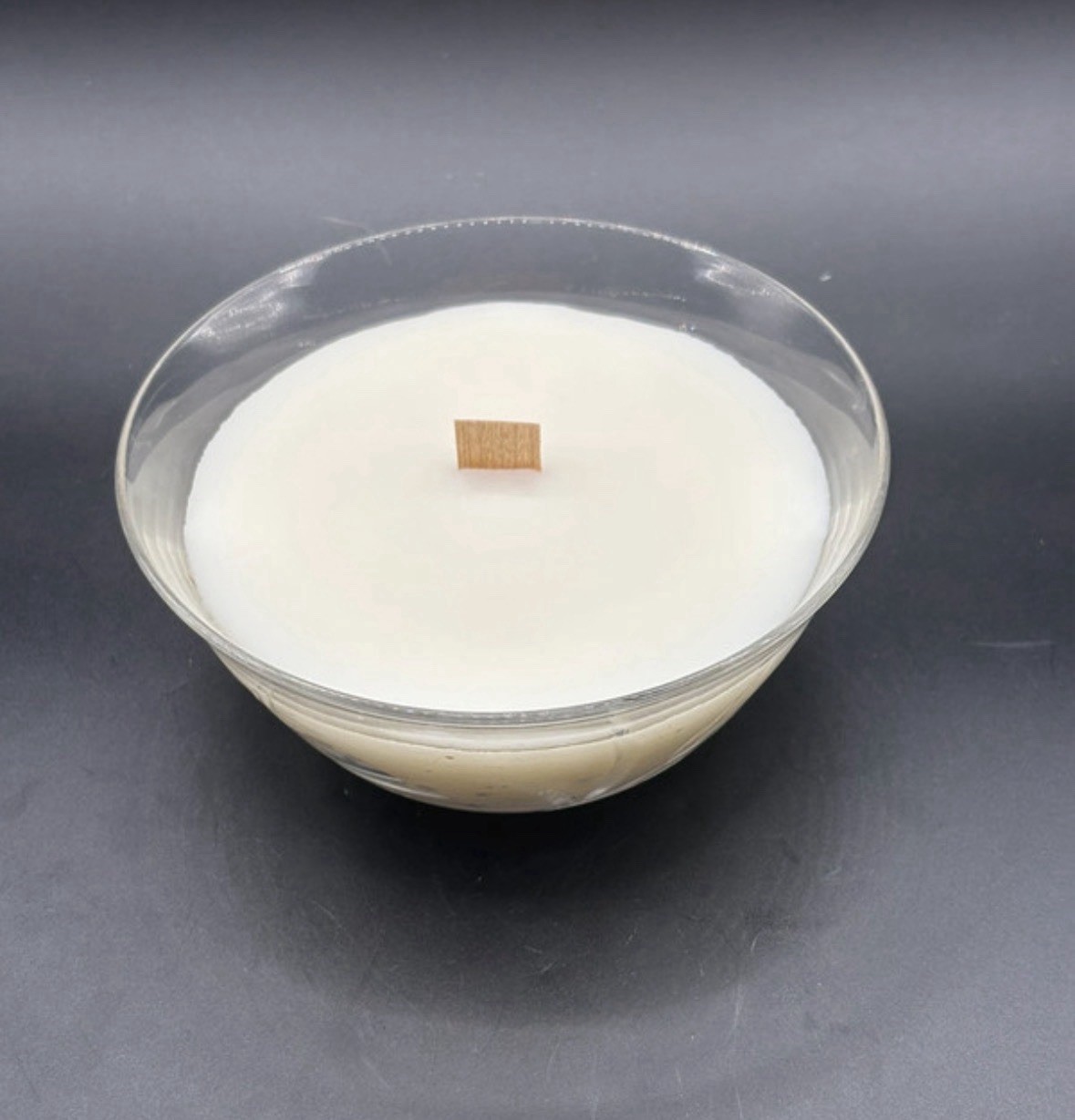 Tallow Beeswax Candle in Small Glass Bowl | 5 oz | Scent: Cinnamon and Vanilla gallery