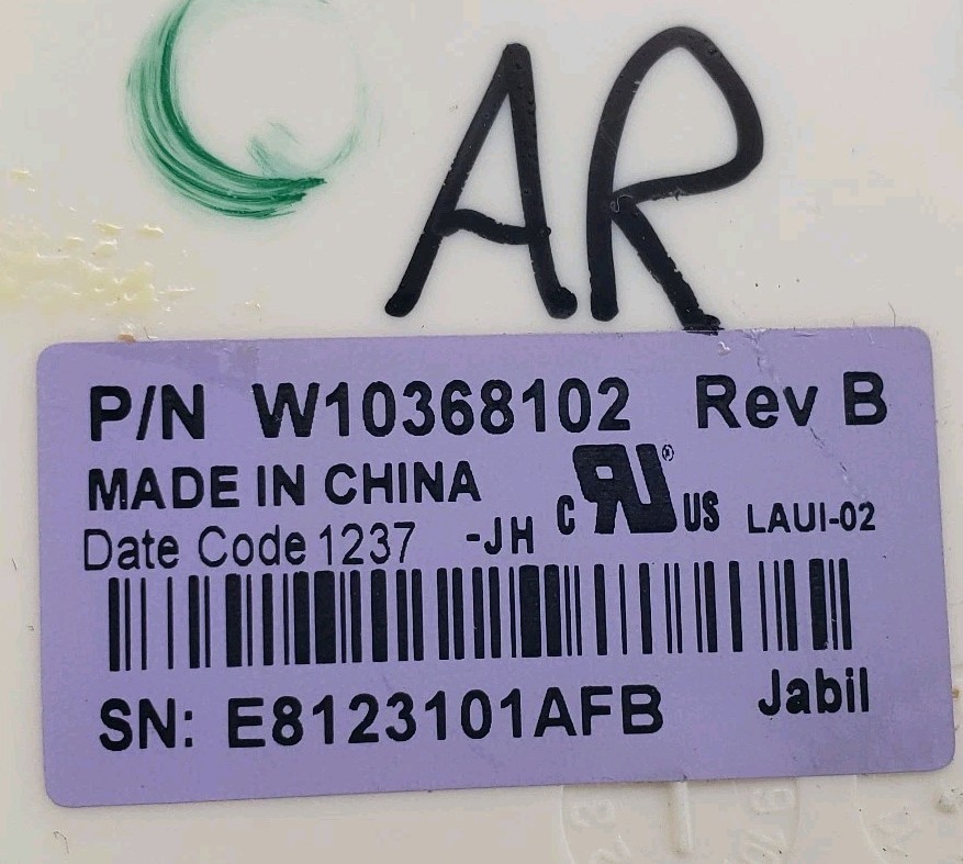 OEM Whirlpool Washer Control W10352338 + W10368102 1-Year Warranty Free Shipping gallery
