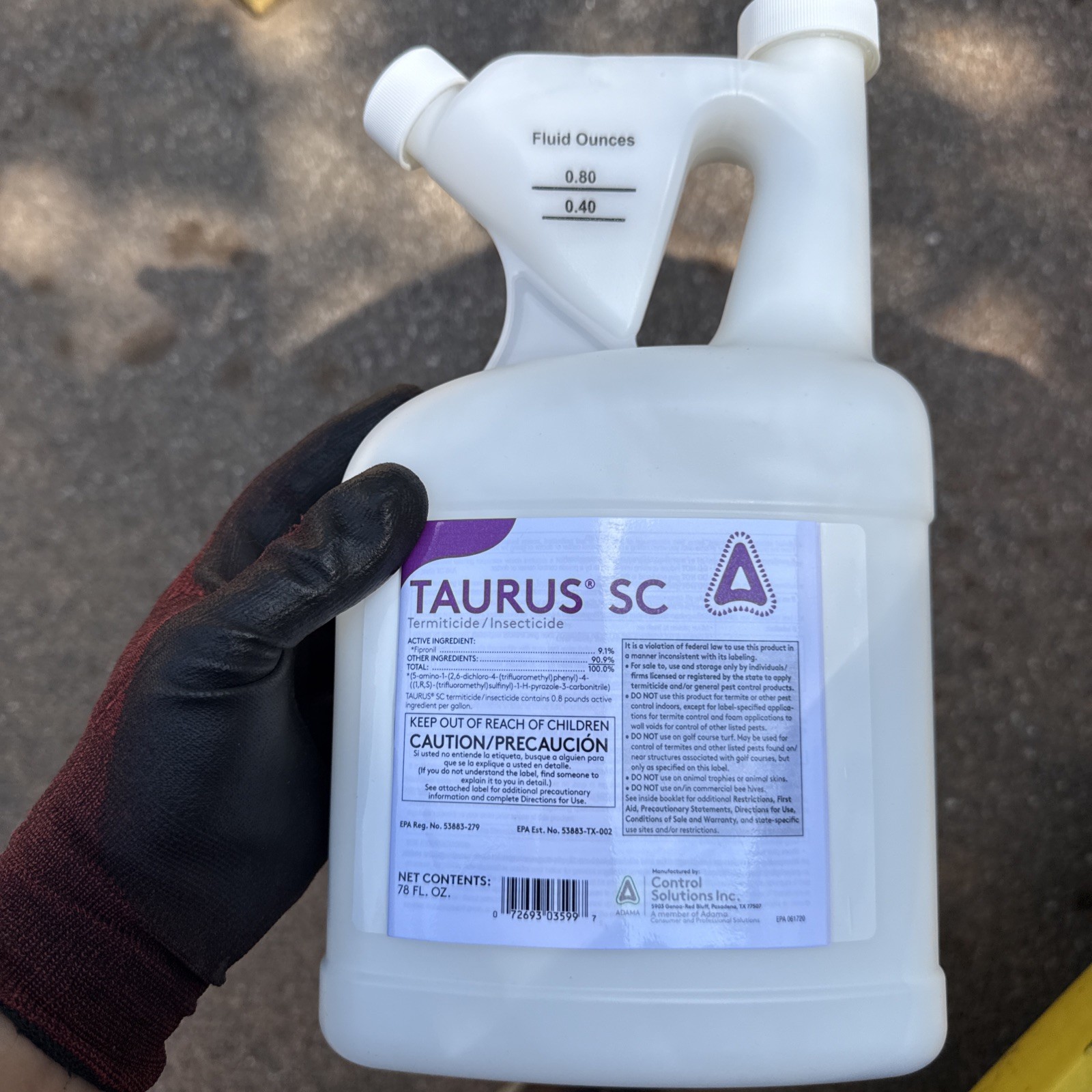 Control Solutions Taurus SC Termite and Ant Control 78oz Bottle 78 oz SmeDayShip gallery