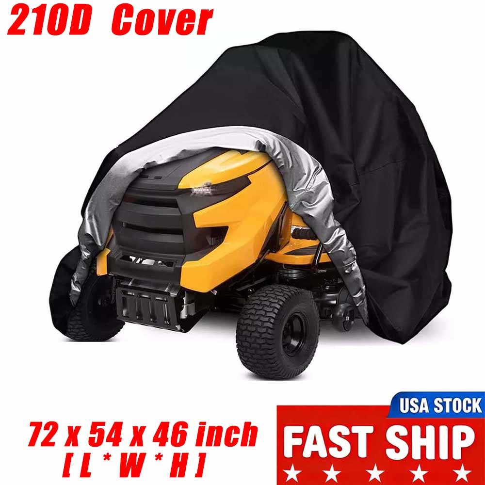 Riding Lawn Tractor Mower Cover Waterproof UV Protector Heavy Duty For 72"x54" gallery