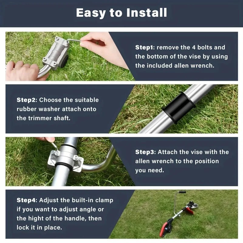 Ergonomic Trimmer Grip String Trimmers Handle Weed Eater Handle Extension Tools gallery